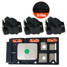 10469470 Ignition Control Module w/ 3 Ignition Coil For Buick Chevy Pontiac 3.8L