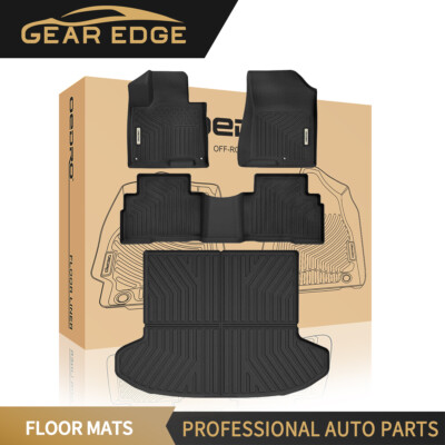 Floor Mats & Cargo Trunk Liner For 2023-2025 Kia Sportage Hybrid TPE All-Weather