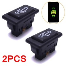 2X Universal 6 Pin DC12/24V Car Electric Power Controller Window Switch Button
