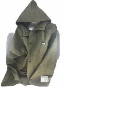 Helly Hansen Nusfjord Rain Jacket 490 Green - Professional Quality - Size XXXL