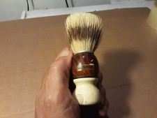 OLD SHAVING BRUSH DAMAGED LACQUER SEE PHOTOS PURE GRISTLES
