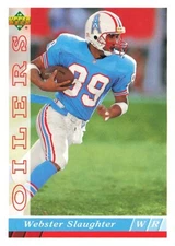 1993 Upper Deck #266 Webster Slaughter Houston Oilers