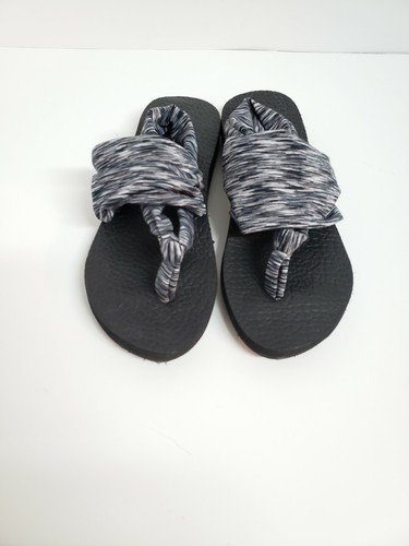 Bongo Women's Sandals - Color Black and White - Size 5/6 DI - Picture 2 of 8