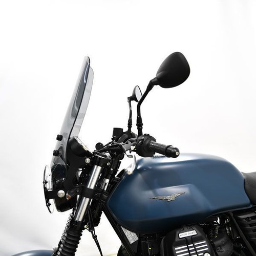 Windshield Fits Moto Guzzi V7 III Stone Night Pack - Height 330mm - SMOKE GREY - Picture 2 of 3