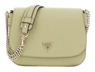 GUESS Fedora Flap Shoulder Bag Umhängetasche Schultertasche Sage hellgrün Neu