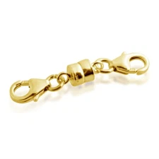 Azaggi Gold Plated Magnetic with two 5MM Lobster Claw Clasps M0685G