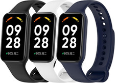 3 Pezzi Cinturini Redmi Smart Band 2, Braccialetto Di Ricambio per Orologio in S