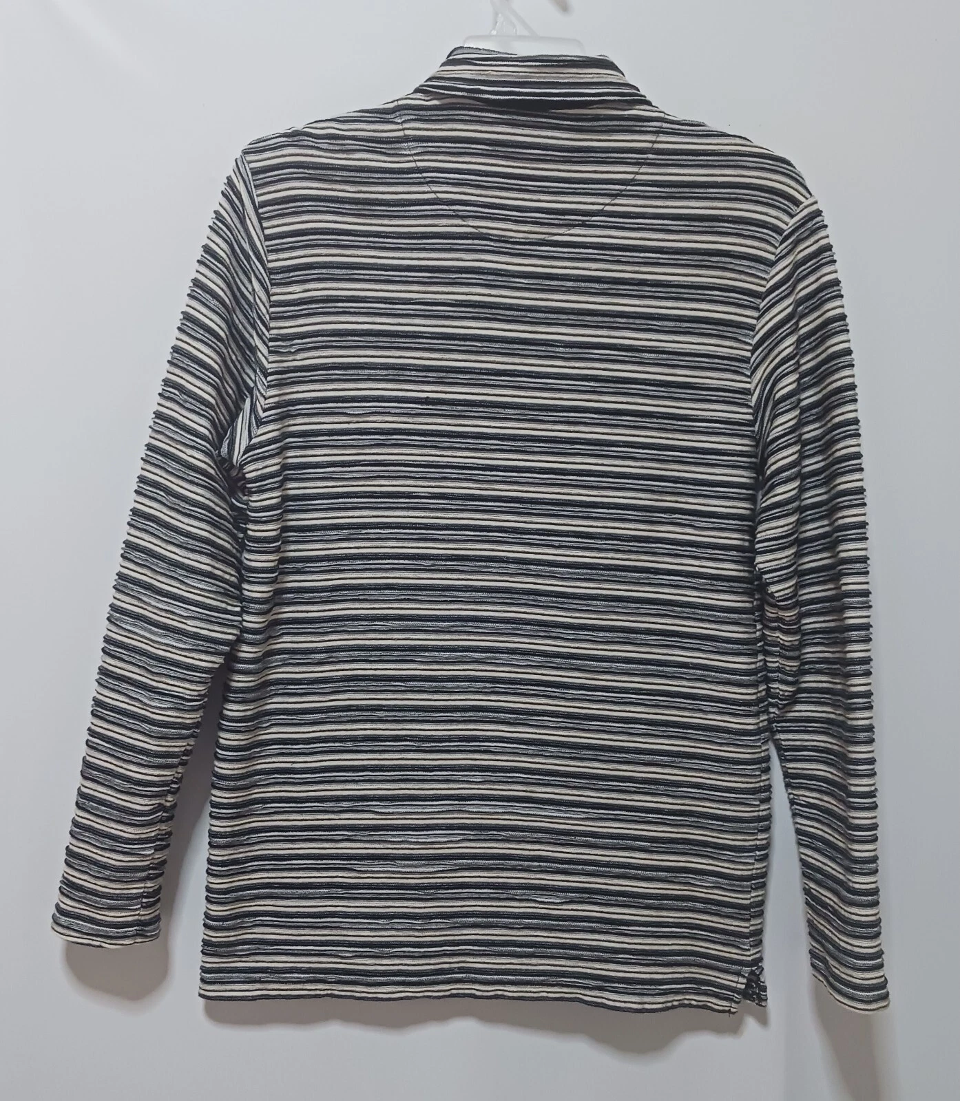 VETEMENTS Felpa uomo Urban Outfitters taglia S nero bianco beige cerniera quarto