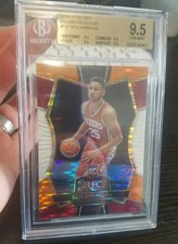 9.5 BGS Ben Simmons Rookie Select Prizm Refractor #141 Tri Color  2016 RC
