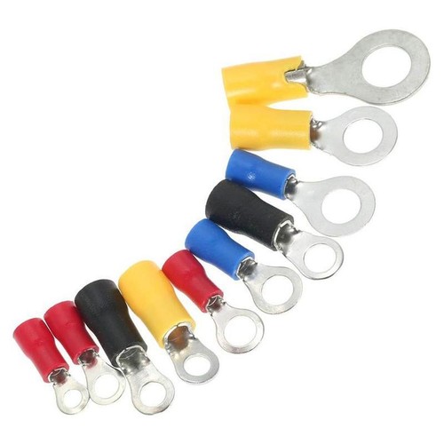 102x Insulated Ring/Spade/Crimp Wire Connectors Splice Terminals Kit 22-10AWG - Picture 4 of 10