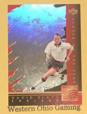 1994 Upper Deck World Cup USA David Platt #WC3 Player Of The Year