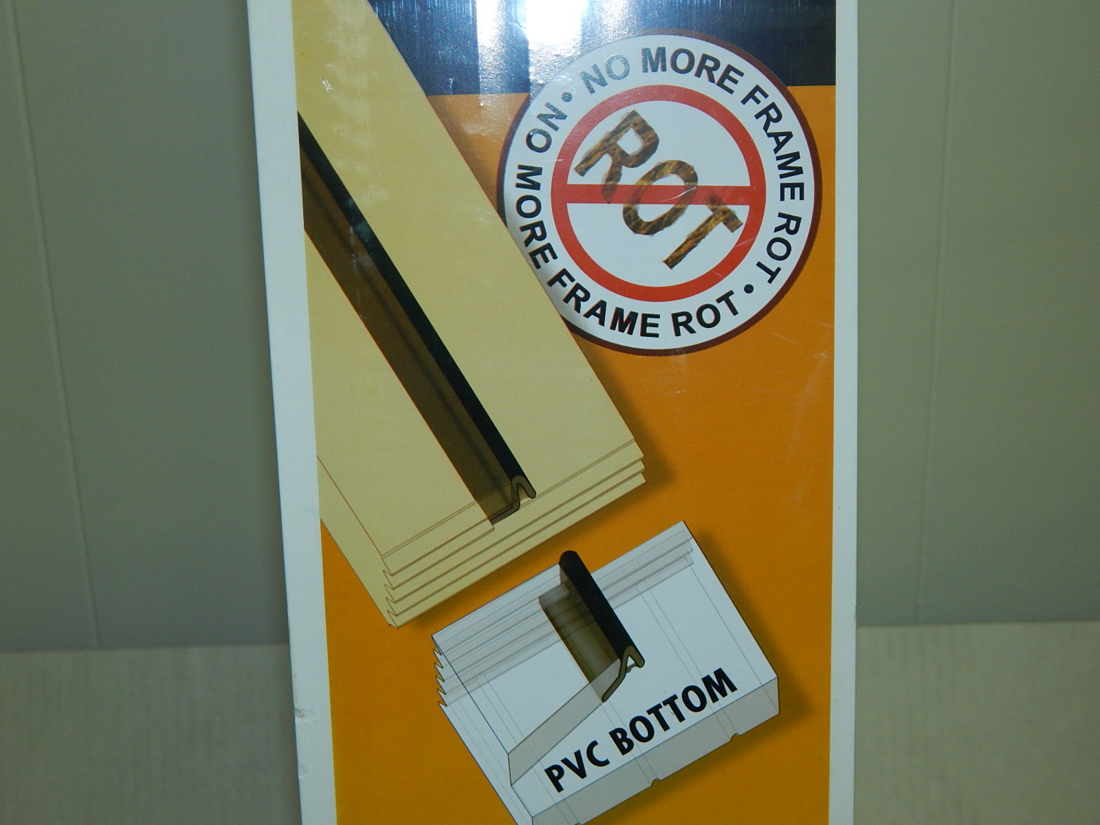 (4) EXTERIOR DOOR FRAME KITS WOOD PVC BOTTOM EVERMARK EVERJAMB 55