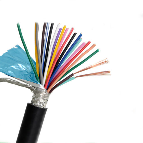 Câble RVVP Blindé Multicœur – 14/16/20/24 Fils – Pour Signal Et Contrôle