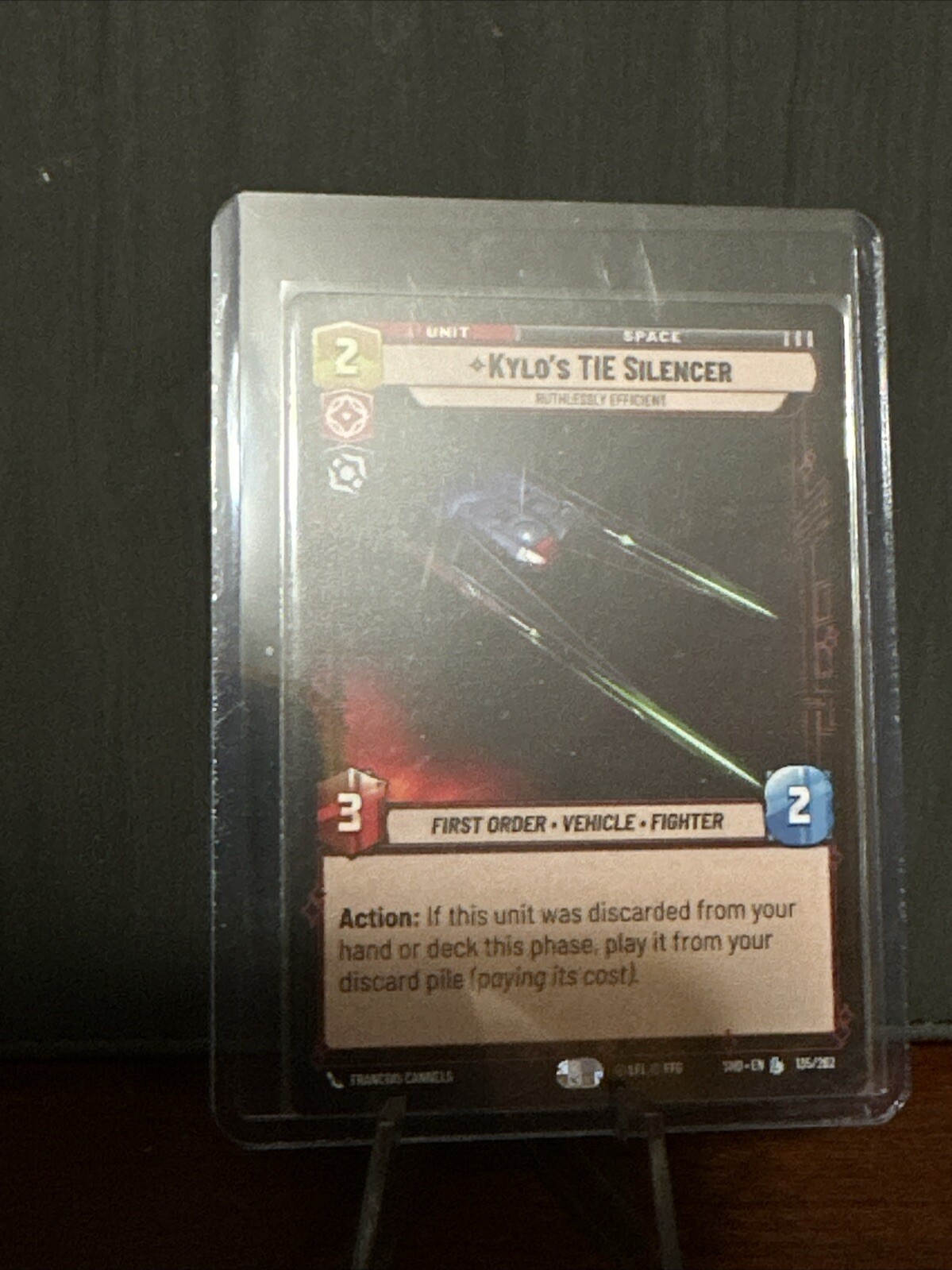 Star Wars Unlimited, Shadows Of The Galaxy- Kylo’s Tie Silencer NM/ M 135/262