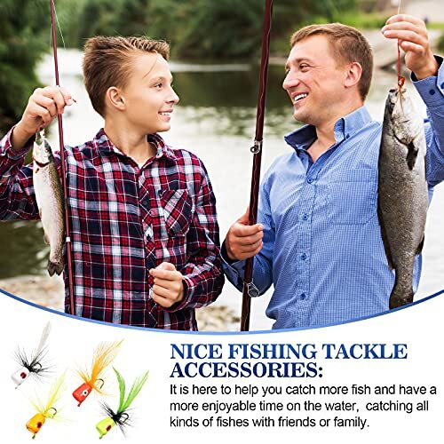 Fly Fishing Flies Fly Poppers Panfish Poppers Dry Flies Fly Fishing Popper 40 - Image 5