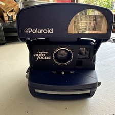 Polaroid One Step AF Auto Focus Instant 600 Navy Blue Film Camera