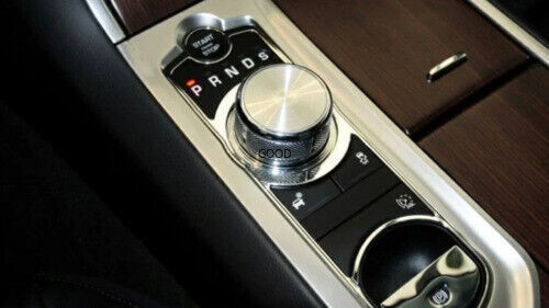 Black 6PCS For Jaguar XF 2009-2015 Console Gear Mode Control Button Sticker Trim - Imagen 7 de 14