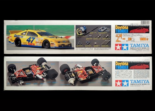Tamiya Vintage 1/10 RC Daytona Thunder #58153 Group C Chassis Dynatech 01R R/C - Picture 10 of 12