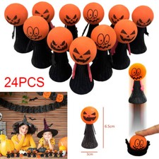 24Pcs Halloween Jumping Popper Toy Spring Launchers Toys Bouncy Novelty Toys