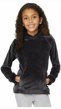32 DEGREE Girls' Velour Pullover Hoodie SIZE 7-8 S Very Soft  Cozy Sweatshirt