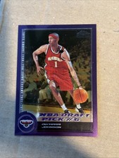 DerMarr Johnson 2001 Topps Chrome Card #156 Rookie 129/1999. Atlanta Hawks