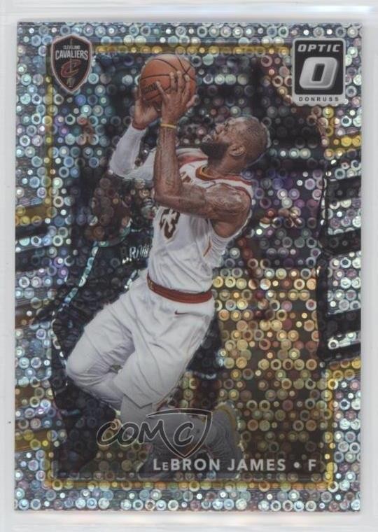 2017-18 Panini Donruss Optic Fast Break Holo Prizm LeBron James #27 d4v