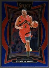 2024 Panini Select Jonathan Mogbo Concourse Blue Retail #87 RC Raptors
