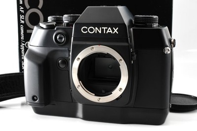 Top MINT In Der Box Contax AX SLR 35Mm Filmkamera Gehäuse Schwarz Aus JAPAN