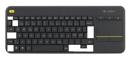ST17 Replacement single key cap for keyboard Logitech K400 Plus