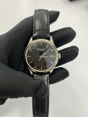 PATEK PHILIPPE 5227G-010 CALATRAVA WHITE GOLD BLACK DIAL 39MM BOX PAPERS 2021
