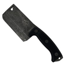 Knives Expat Knives Black G10 Handle Cleaver CL1