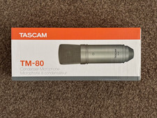 TASCAM TM-80 Condenser Microphone - Silver