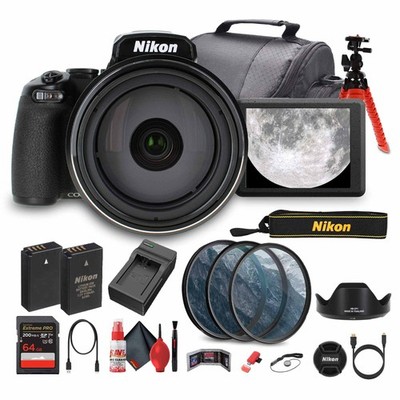 Nikon COOLPIX P1100 Digital Camera with Filter Kit and Memory Extreme Bundle