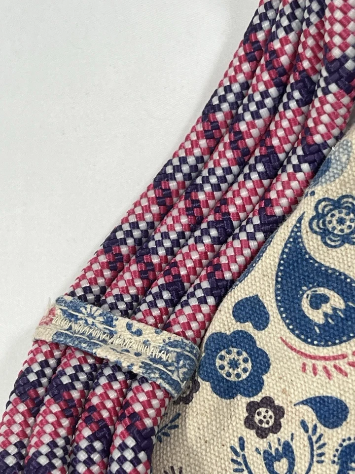 EUC Kava Crossbody Bag Rabbit Multiple Pockets Blue Beige Pink - Image 3 of 4