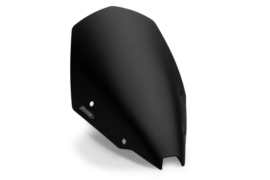 Puig Matt Black New Generation Touring Screen Kawasaki Z500 2024-2025