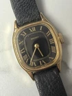 Seiko 1100-5599 Mechanical 18mm Womens Vintage Gold Tone Roman Dial Watch