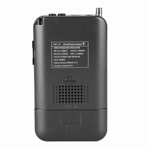 .›VHF Airband Radio Receiver AIR/FM/AM/CB/VHF/SW Portable Full Band Aircraft - Picture 11 of 22