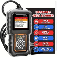 OBD2 Scanner Diagnostic Tool Code Reader Voltage Tester Engine Fault CodeScanner