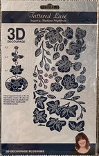 NEW Tattered Lace 3D BLOSSOMS Metal Die Cuts Cutting Dies Paper Crafts