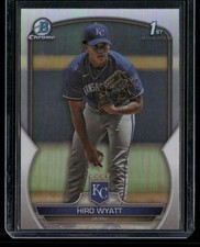 2023 Bowman Draft #BDC-80 Hiro Wyatt Chrome Refractor