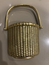 Llamador de puerta de canasta Nantucket de latón - artista Colby Smith $230 venta al por menor