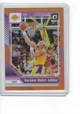 2024-25 Donruss Optic Kareem Abdul-Jabbar Orange /175