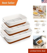 Casserole Dishes for Oven with Roasting Racks...