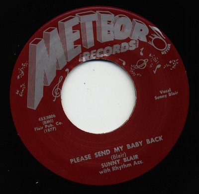 Sunny Blair - Please Send My Baby Back - Gonna Let You Go (7inch, 45rpm) - Si...