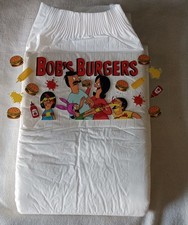 Mega adult disposable ABDL diaper-Bob's Burgers READ DESCRIPTION FULLY
