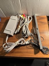 Genuine OEM Original Nintendo Wii Power Cord, AV Cable, Sensor bar- TESTED