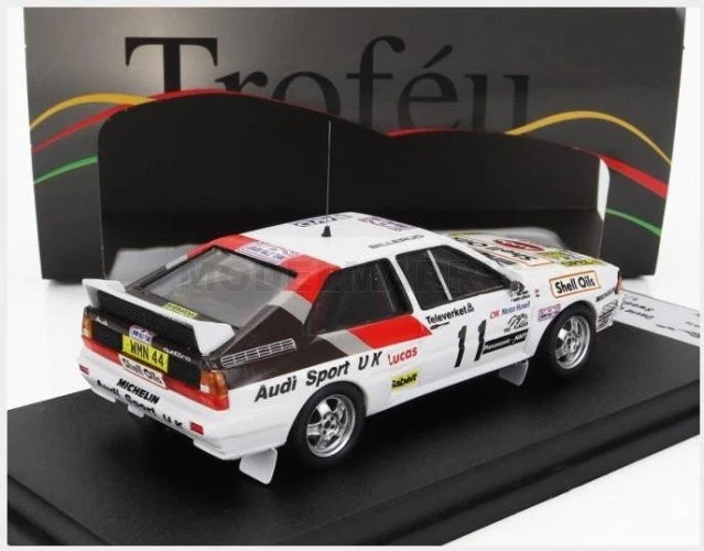 TROFEU TRRSE25 AUDI - QUATTRO (night version) N 11 RALLY SWEDEN 1985 DAVID LIEWE - Immagine 2 di 2