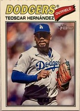 2026 Topps Heritage SP Teoscar Hernandez #93