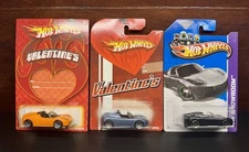 Hot Wheels Tesla Roadsters Exclusive x3- Valentines And Kroger Elon Musk Rare