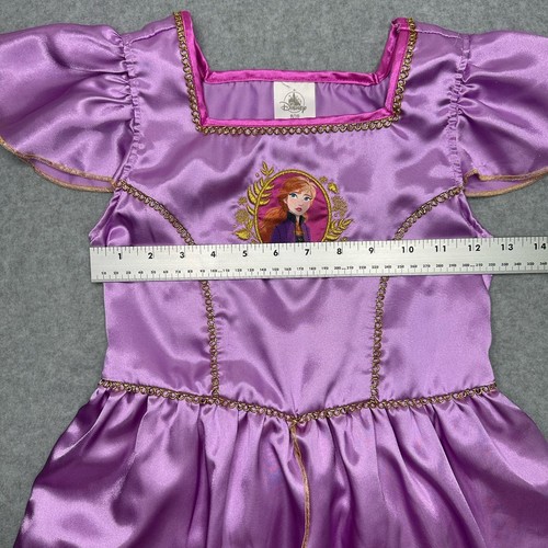 Disney Store Frozen 2 ANNA Deluxe Nightgown Costume Dress Purple SZ 9/10 - Picture 8 of 11